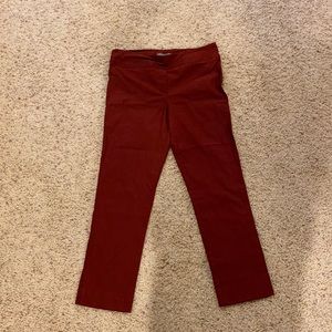 Erica Taylor Red Straight Leg Pant
